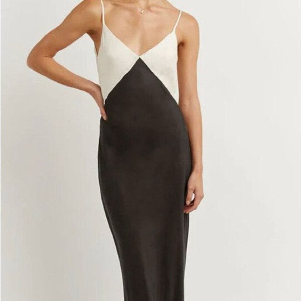 DISSH Black and White Maxi Dress
